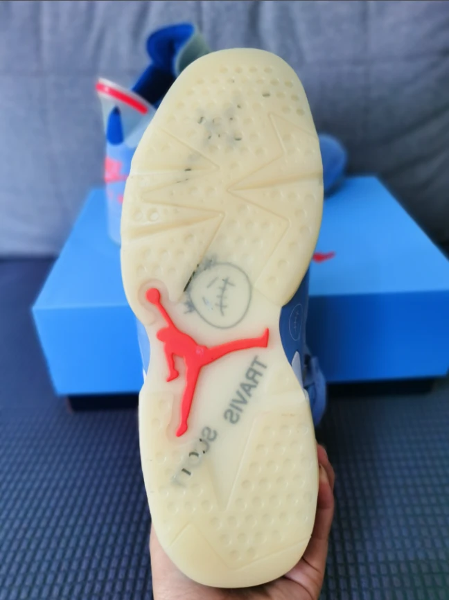 Travis Scott X Air Jordan 6 Light Blue by Air Jordan