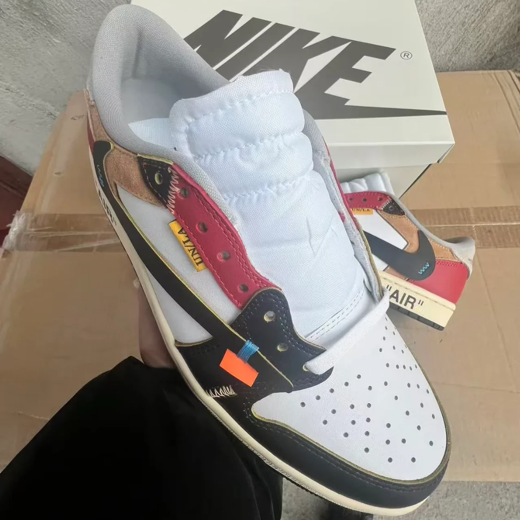 OW x Air Jordan 1 Low OG Goat Lows Shoes Sneakers by Air Jordan