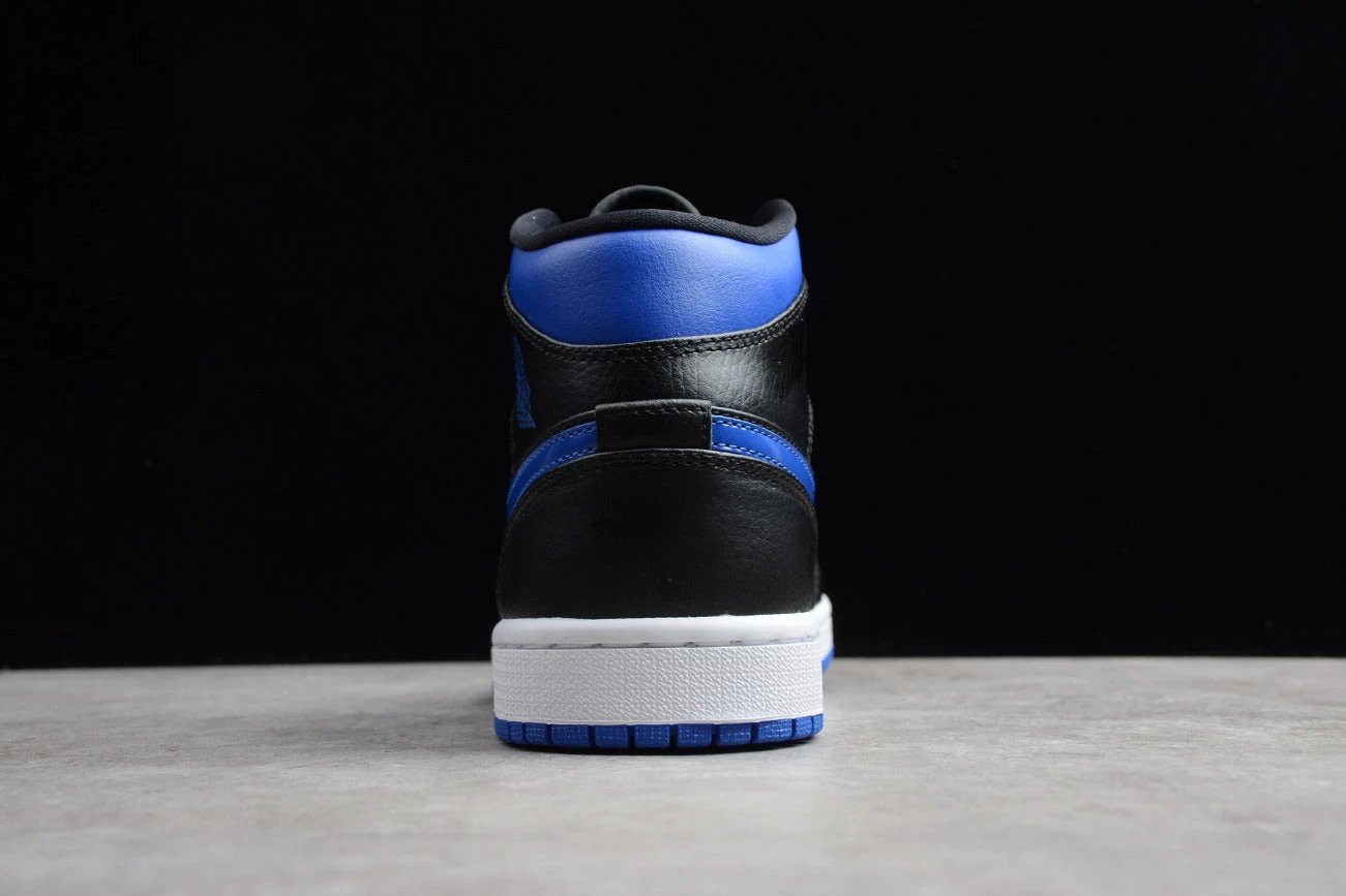 Air Jordan 1 Mid 'Black Hyper Royal' by Air Jordan