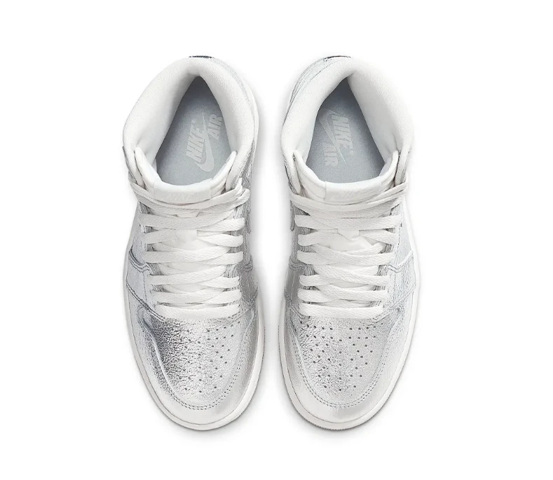 AJ 1 Retro High Chrome Shoes Sneakers by Air Jordan