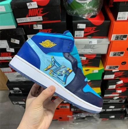 Air Jordan 1 Mid GS Fly Crystal Bottom Blue Heaven by Air Jordan