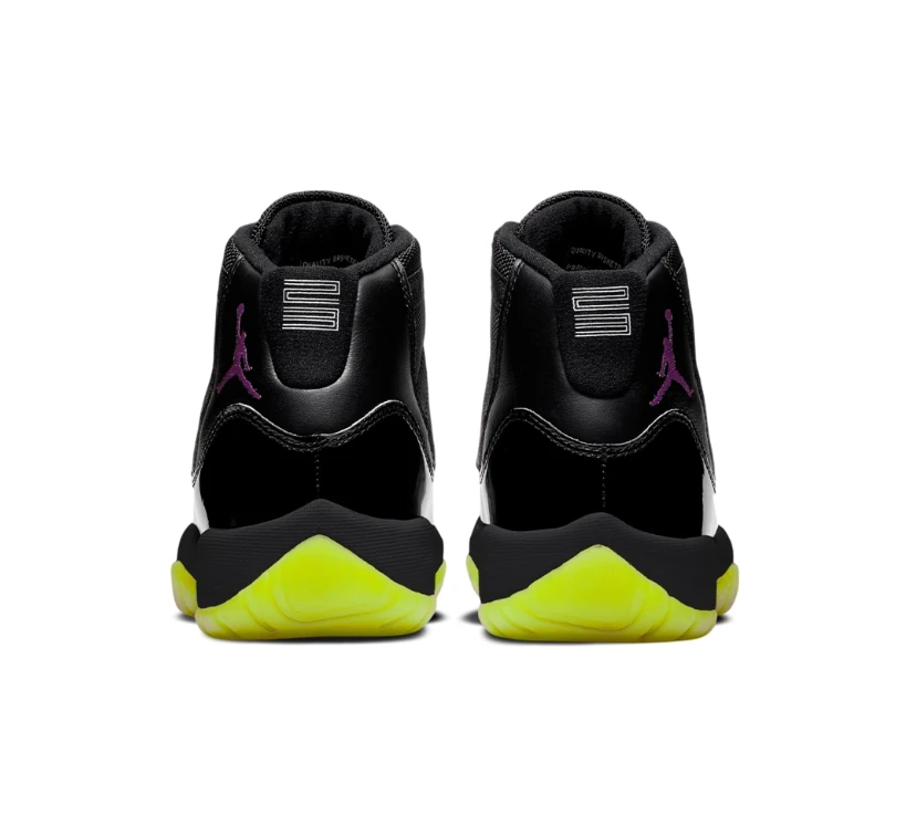 Air Jordan 11 BlackBarely Volt Shoes Sneakers by Air Jordan