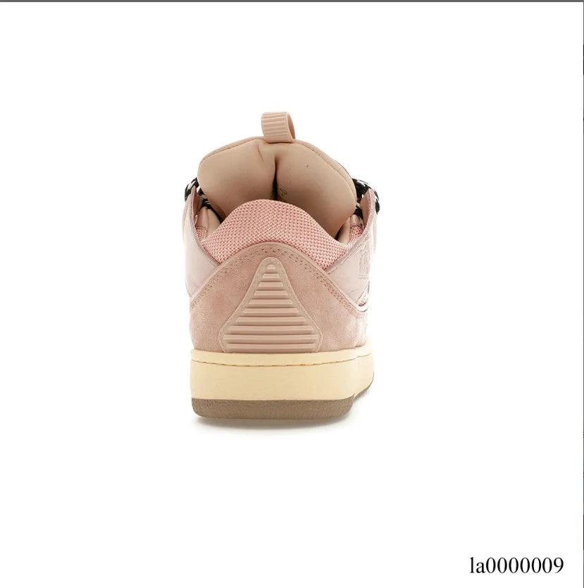 Lanvin Leather Curb Pink Gum Shoes Sneakers – la0000009 by Air Jordan