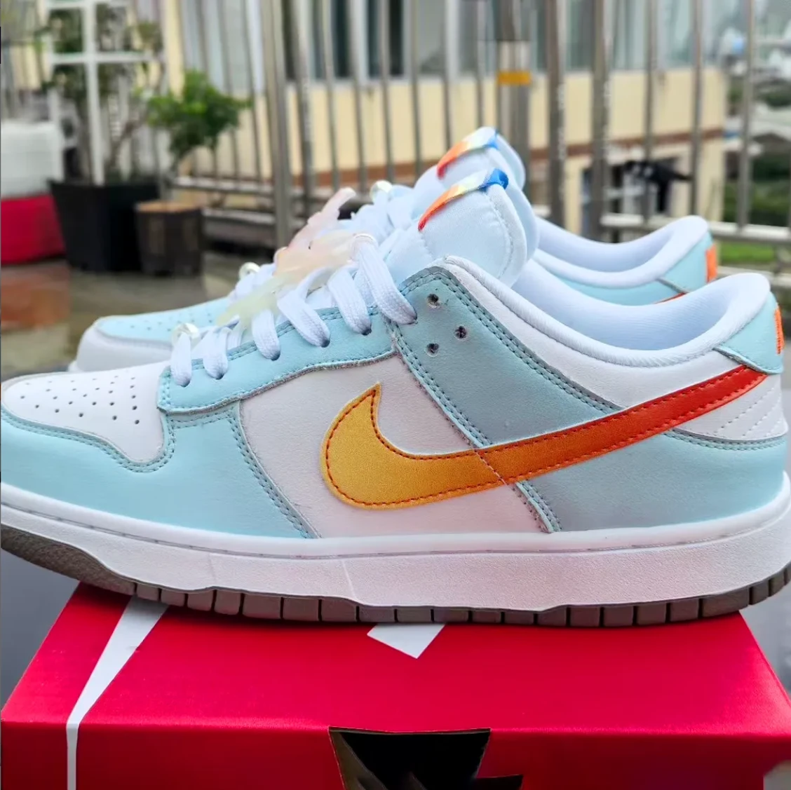 Dunk Low LX Beach Sunset Shoes Sneakers by Air Jordan