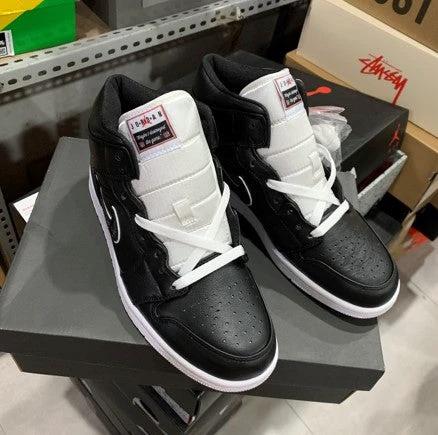 Air Jordan 1 Mid Black And White Oreo by Air Jordan