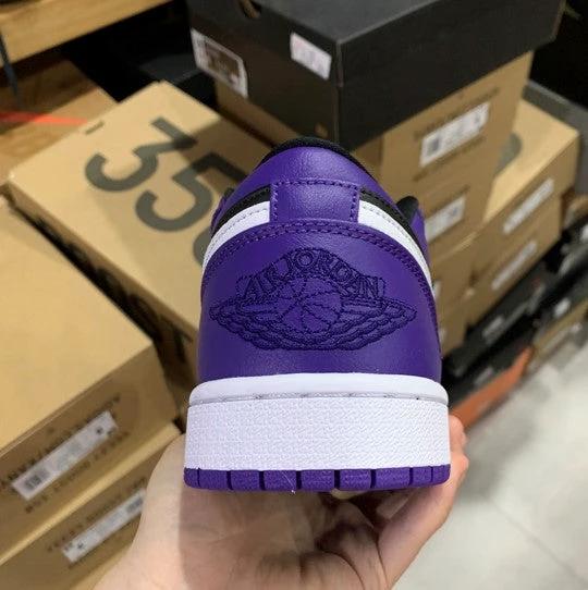 Air Jordan 1 Low Black Purple Toe Grape by Air Jordan