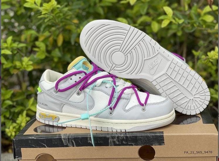 Dunk Low Off-White Lot 21 Shoes Sneakers by Air Jordan