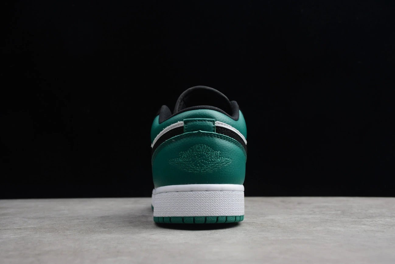 Air Jordan 1 Low Top Black And White Green by Air Jordan