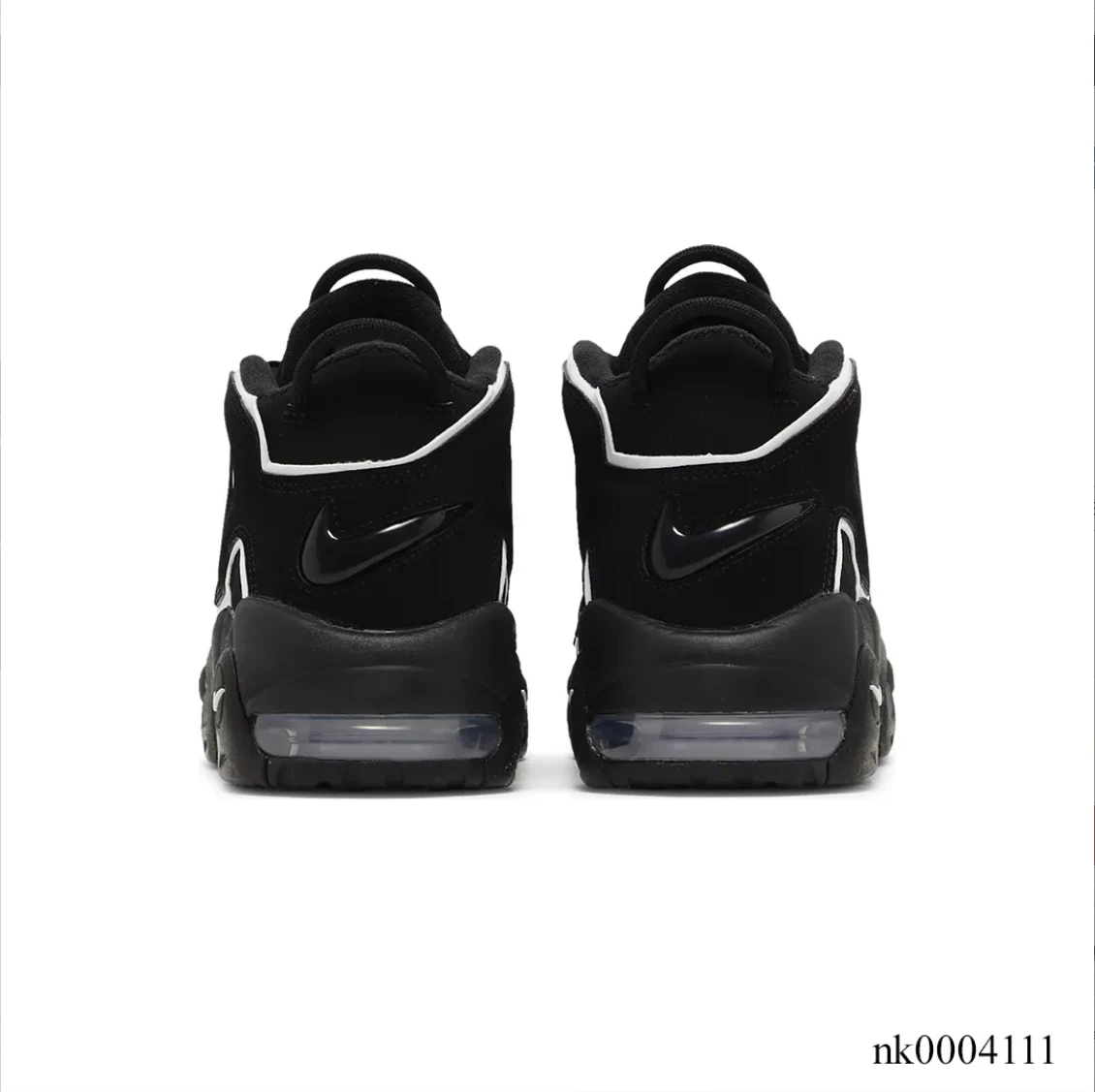 Air More Uptempo Black White Shoes Sneakers by Air Jordan