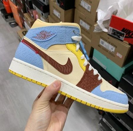 Air Jordan 1 Mid Fearless Maison African Style by Air Jordan