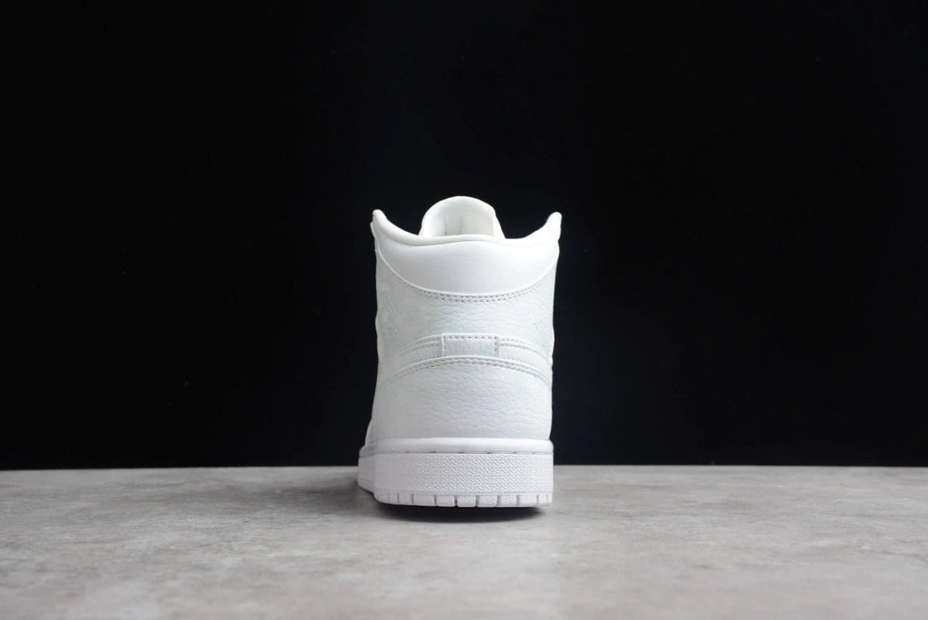 Air Jordan 1 Mid Triple White by Air Jordan