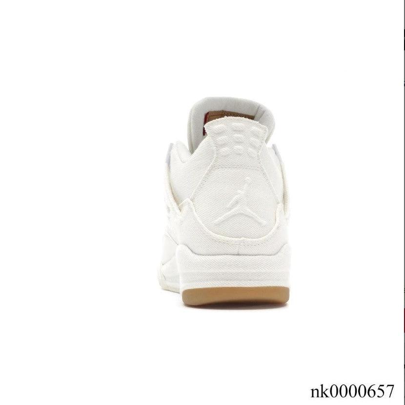 Air Jordan 4 Retro Levi’s White (Levi’s Tag) Shoes Sneakers by Air Jordan