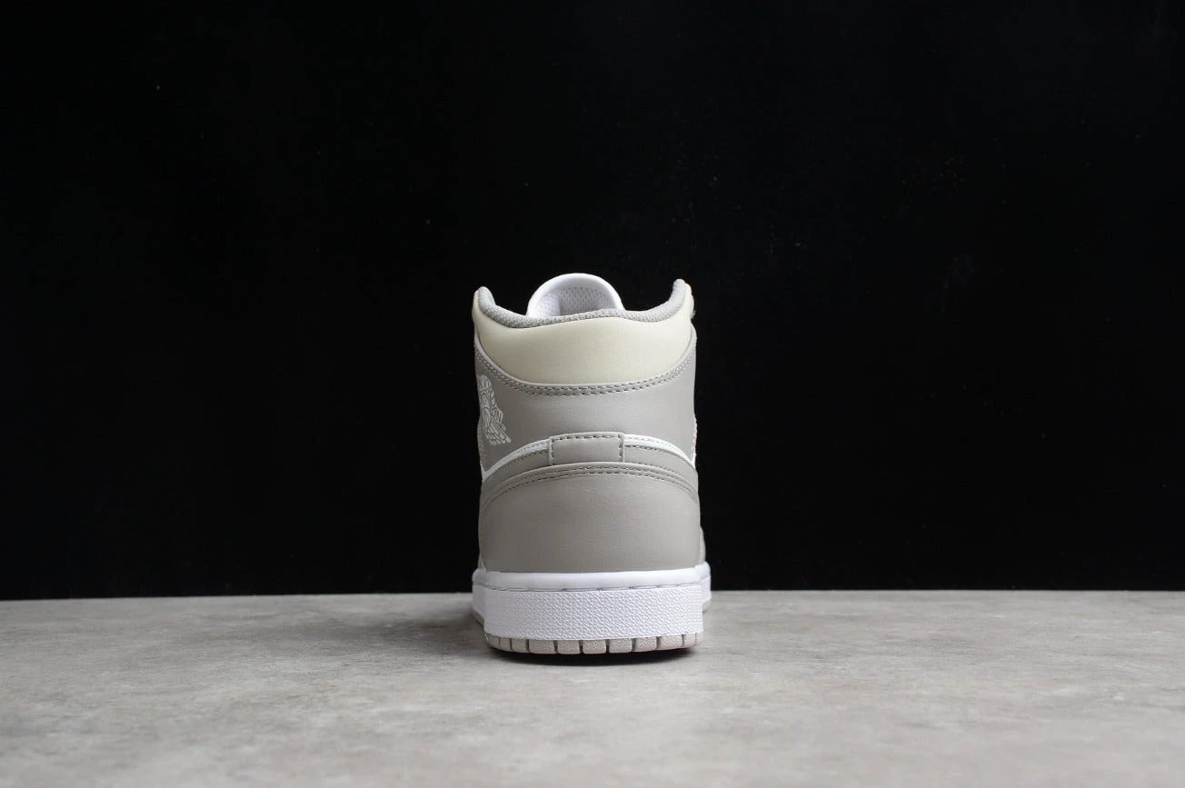 Air Jordan 1 Mid Linen White by Air Jordan