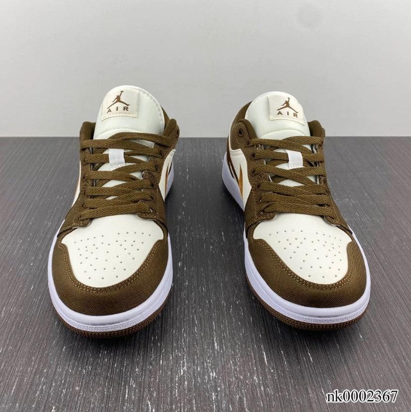Air Jordan 1 Low Light Olive Shoes Sneakers by Air Jordan