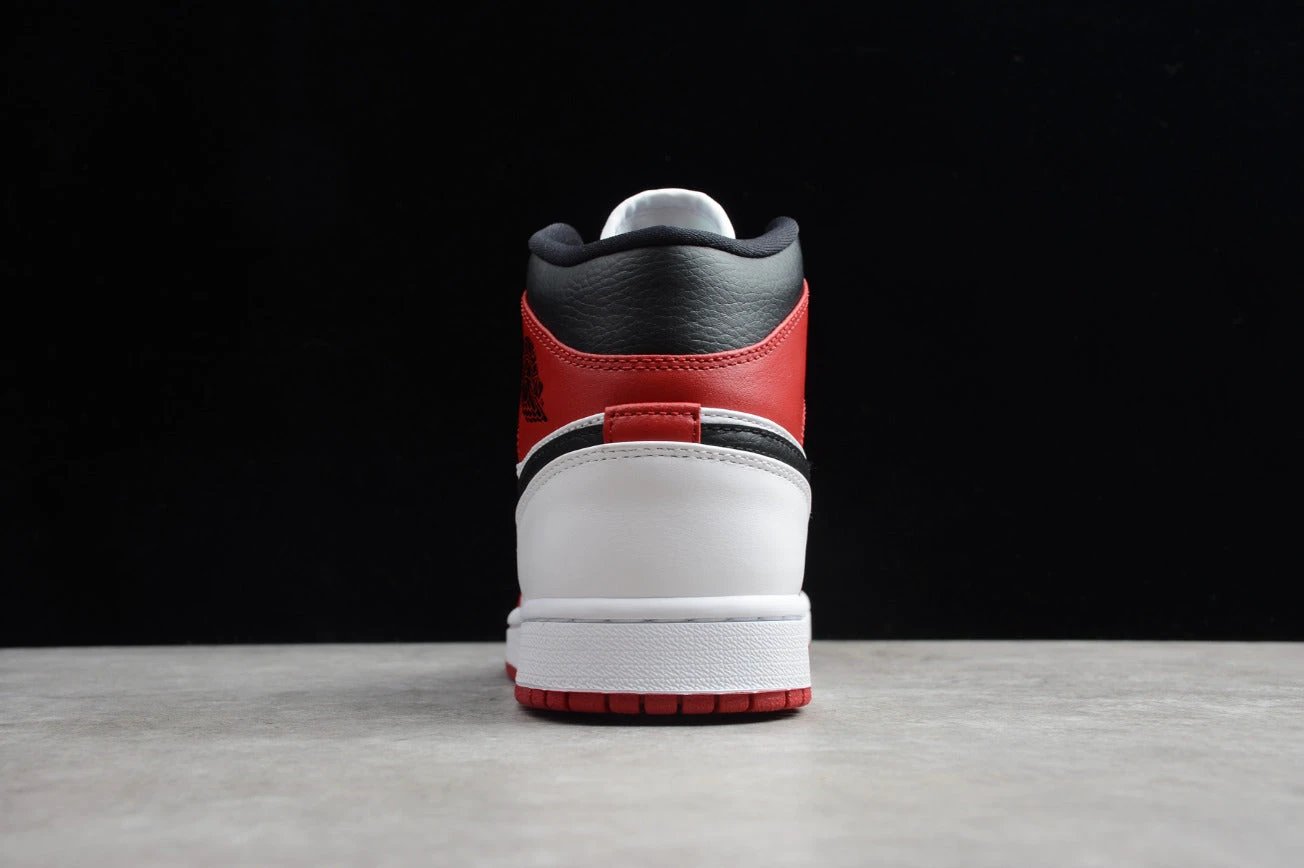 Air Jordan 1 Mid Chicago White Heel by Air Jordan