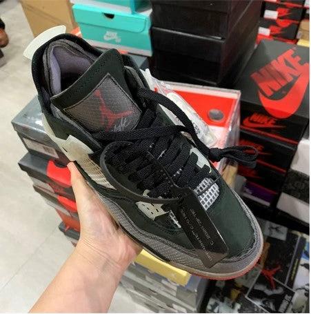 Air Jordan 4 WMNS Black by Air Jordan