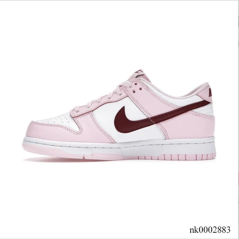 Dunk Low Pink Foam Red White Shoes Sneakers by Air Jordan