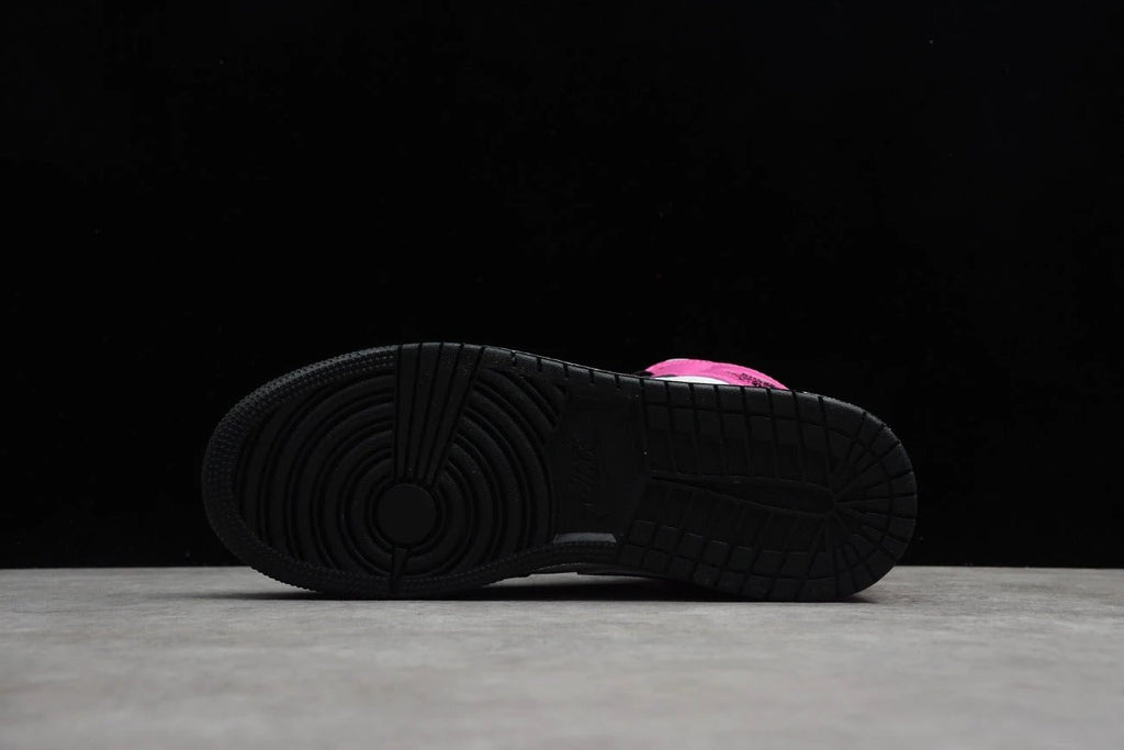 Air Jordan 1 Mid White Black Cyber Pink by Air Jordan