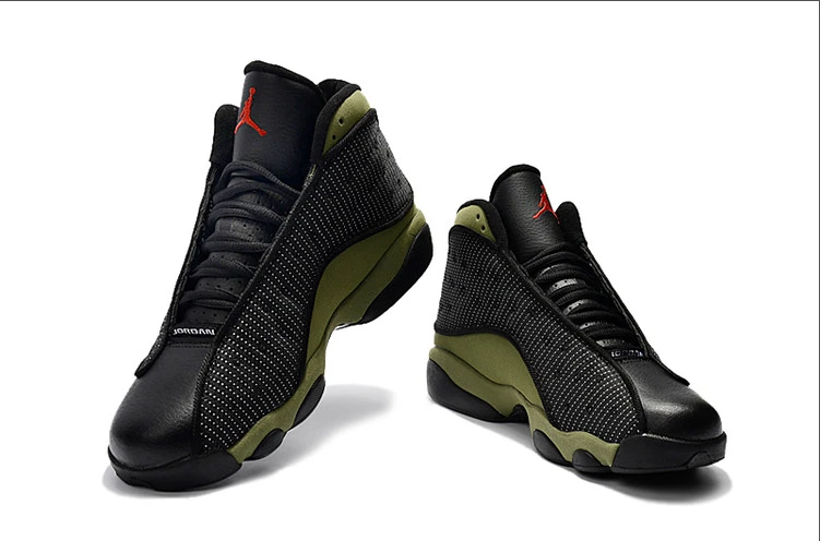 Air Jordan 13 Black Army Green by Air Jordan