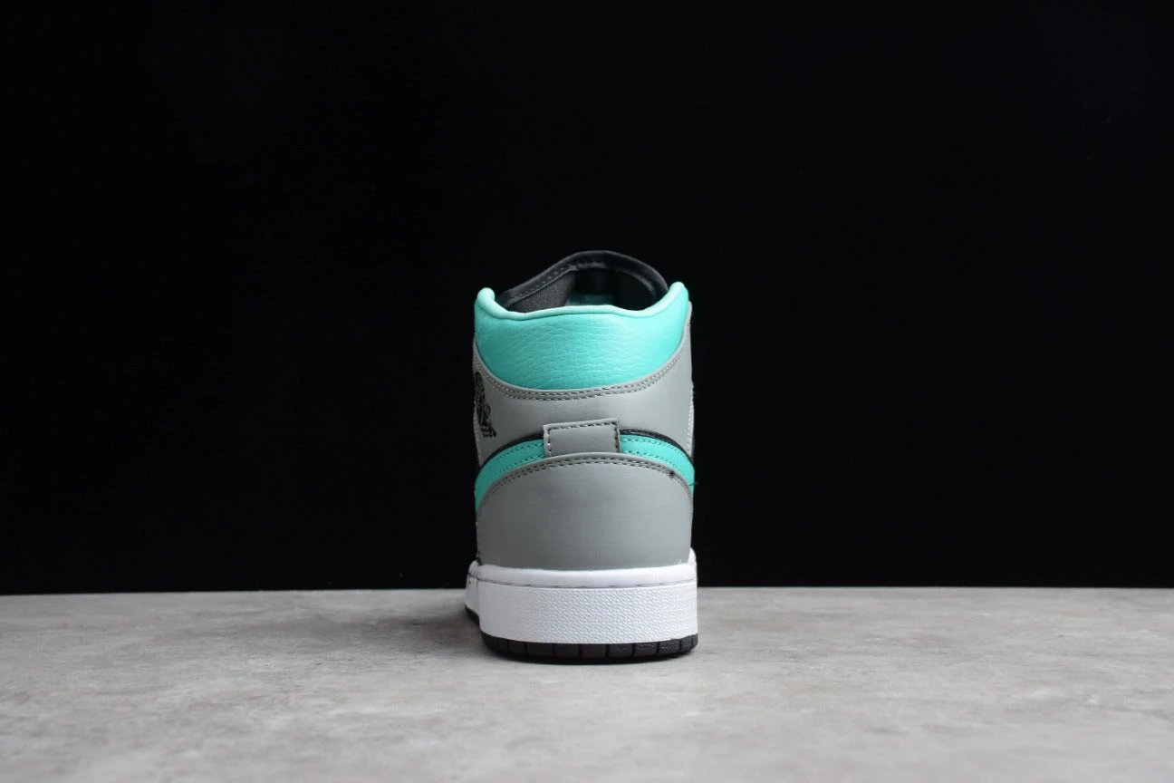 Air Jordan 1 Mid Grey Aqua by Air Jordan