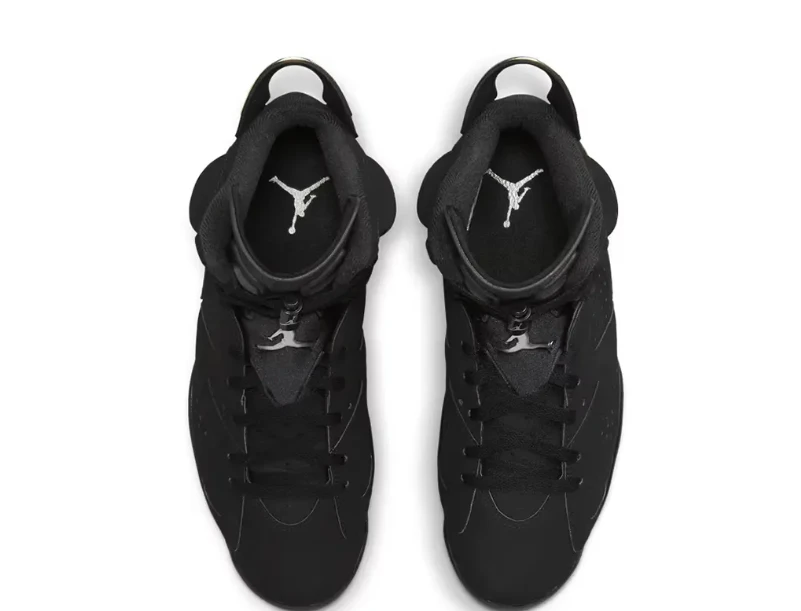 AJ 6 Retro Metallic Silver Shoes Sneakers by Air Jordan