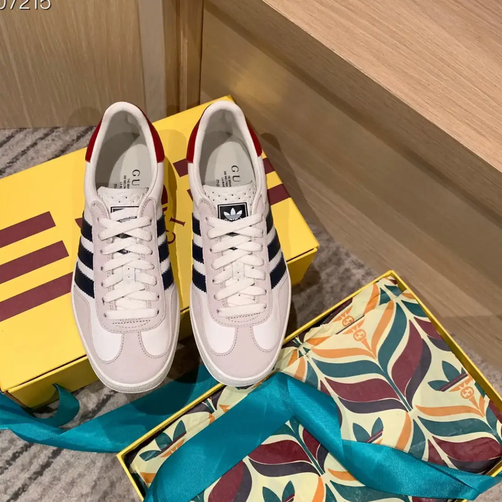 GG x AD Gazelle ‘White’ Shoes Sneakers by Air Jordan