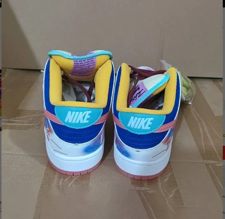 Futura x SB Dunk Low Shoes Sneakers by Air Jordan