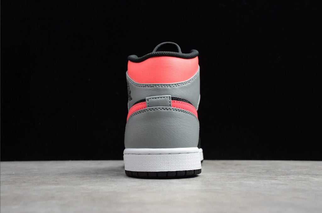Air Jordan 1 Mid Gray Black Power by Air Jordan