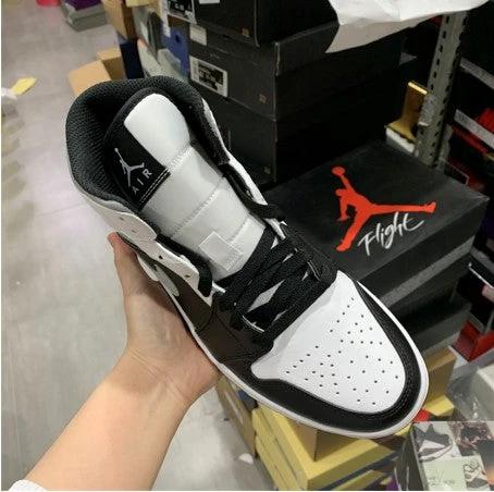 Air Jordan 1 Mid White Shadow Grey by Air Jordan