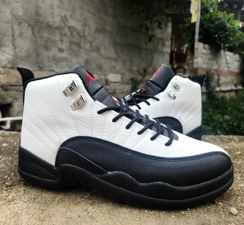 Air Jordan 12 Black Tongue Taxi Sample Shoes Sneakers by Air Jordan
