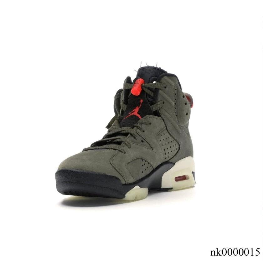 Travis Scott x AJ 6 Olive Shoes Sneakers by Air Jordan