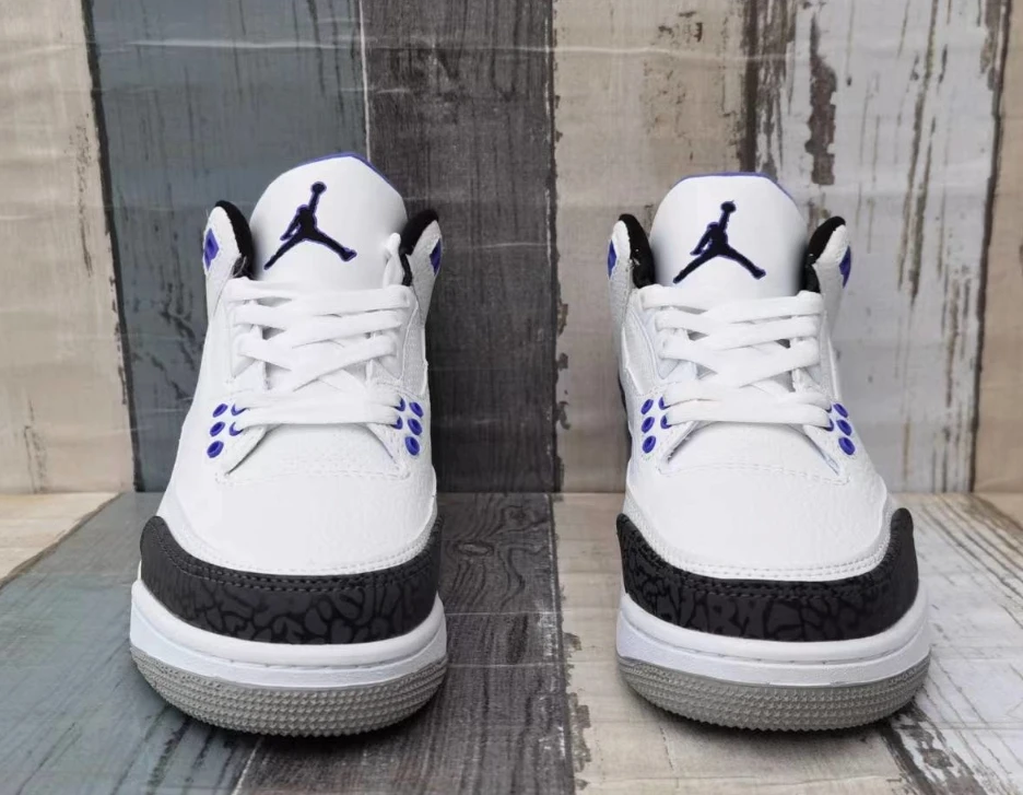Air Jordan 3 Retro Dark Iris White Purple by Air Jordan