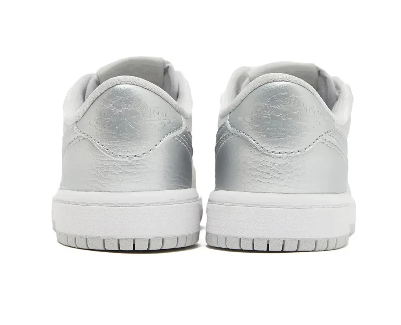 AJ 1 Low OG Metallic Silver Shoes Sneakers by Air Jordan