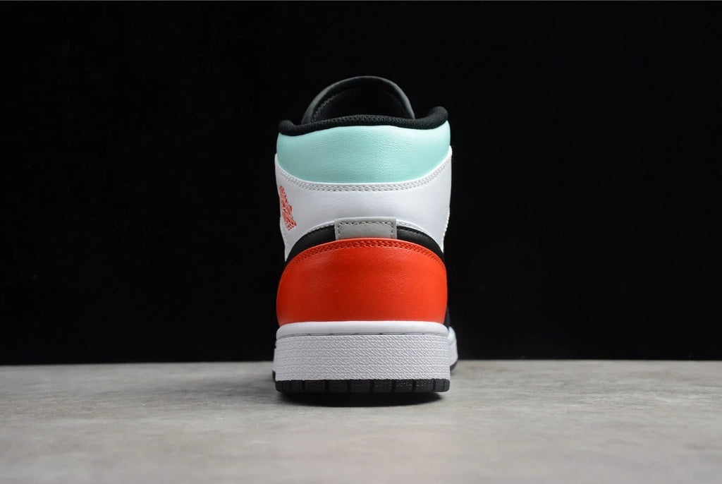 Air Jordan 1 Mid SE White Black Red Spruce by Air Jordan