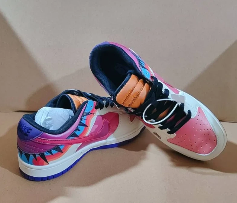 Kanye West x Dunk Low “Graduation” Customs Shoes Sneakers by Air Jordan