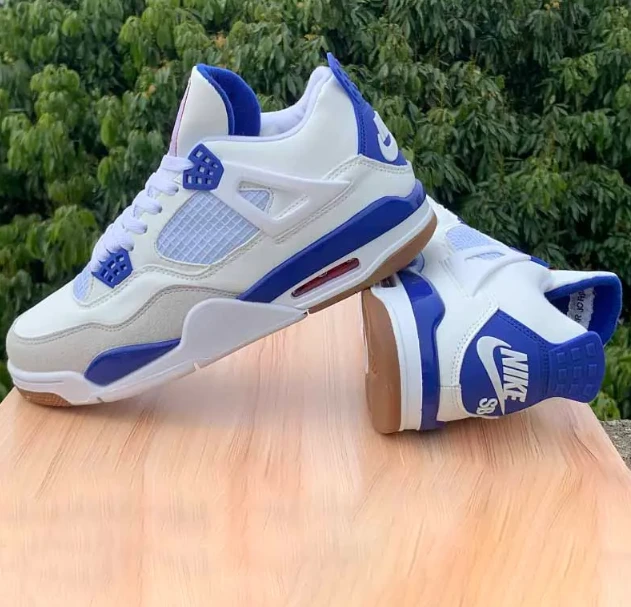 SB x AJ 4 Sapphire Blue Shoes Sneakers by Air Jordan