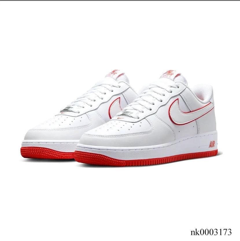 Air Force 1 Low White Picante Red Shoes Sneakers by Air Jordan