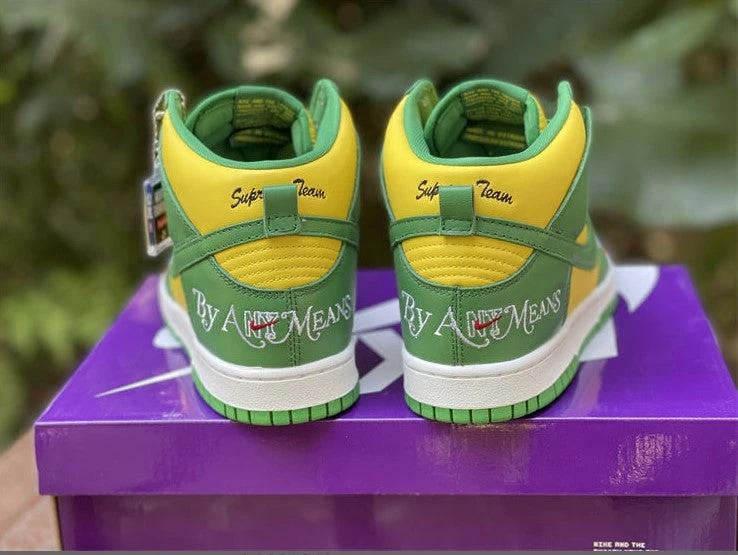SB Dunk High Supreme By Any Means Brazil Shoes Sneakers by Air Jordan