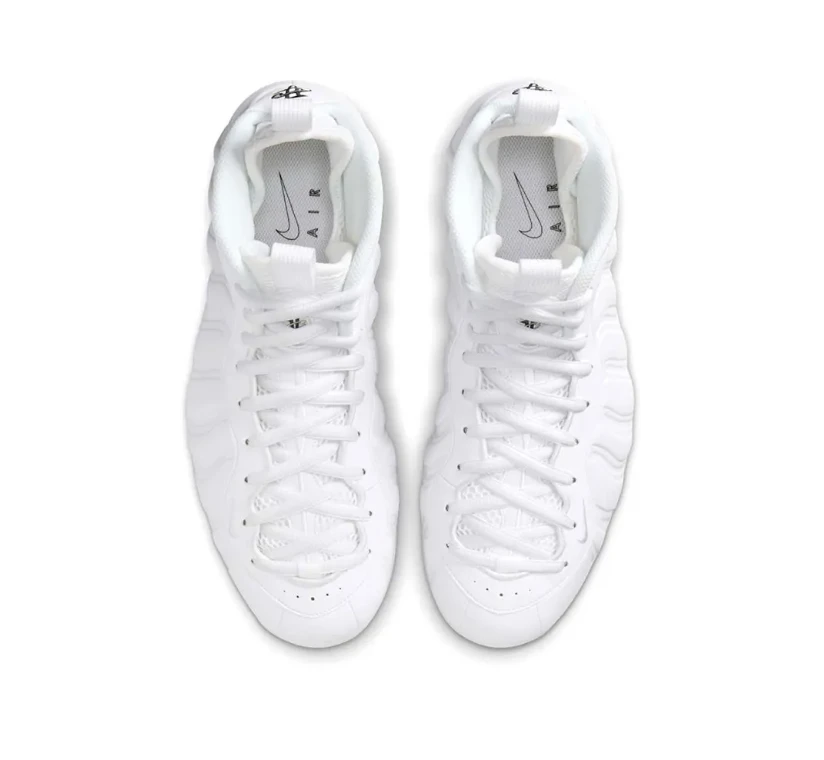 Air Foamposite One Triple White Shoes Sneakers by Air Jordan
