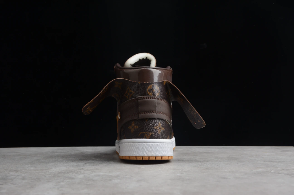 Off-White X Air Jordan 1 High Coffee Brown LV by Air Jordan