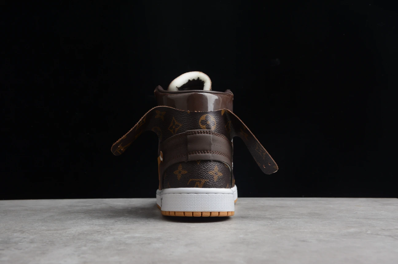 Off-White X Air Jordan 1 High Coffee Brown LV by Air Jordan