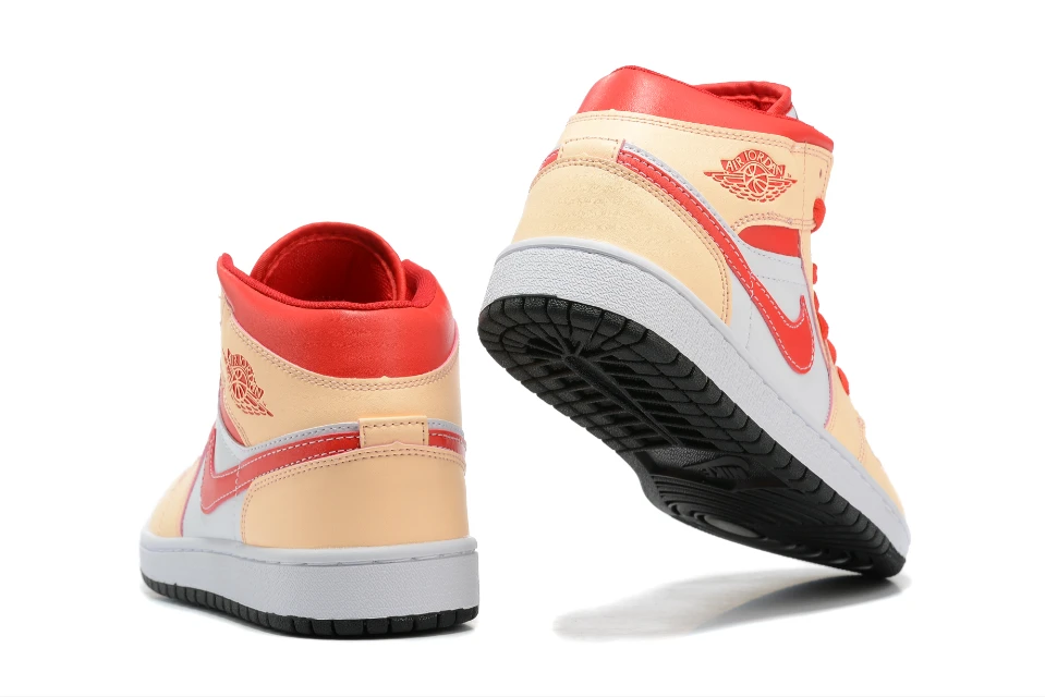 Air Jordan 1 Mid Light Cardinal Curry by Air Jordan