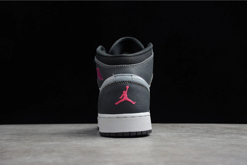 Air Jordan 1 Mid Grey Black White by Air Jordan