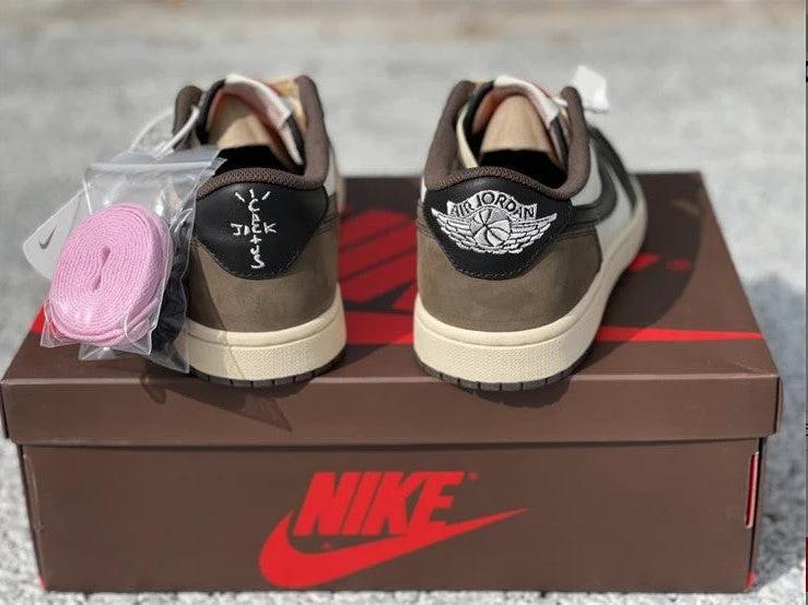 Travis Scott x Air Jordan 1 Low OG SP Dark Mocha Shoes Sneakers by Air Jordan