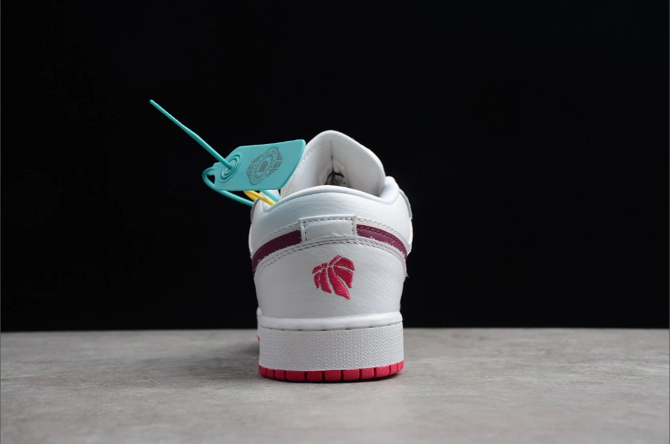 Air Jordan 1 Low Top White Pink Valentine's Day by Air Jordan