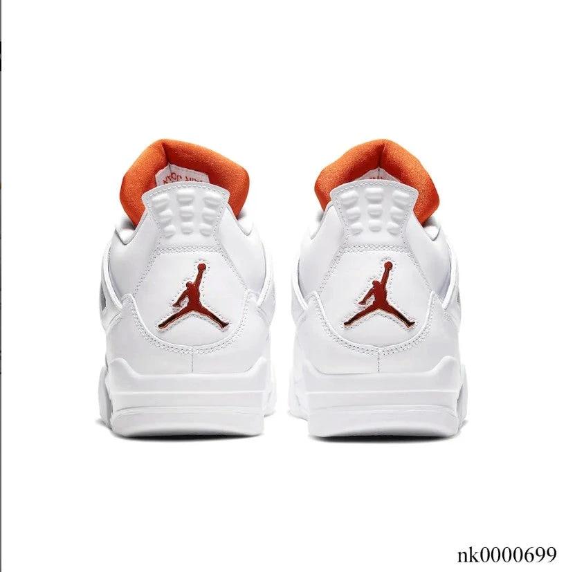 Air Jordan 4 Retro Metallic Orange Shoes Sneakers by Air Jordan