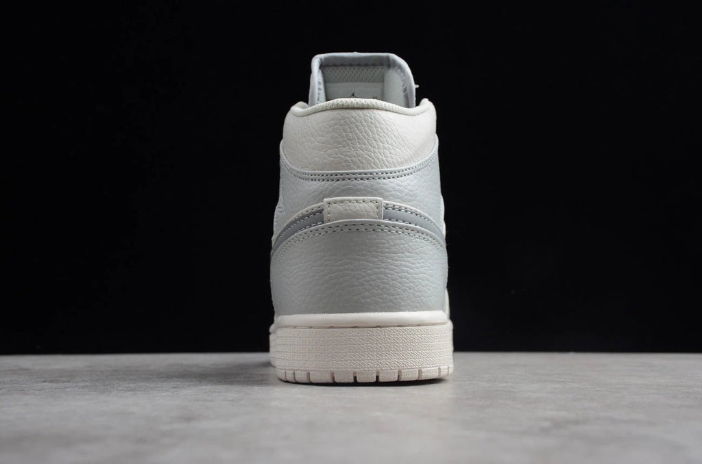 Air Jordan 1 Mid Rice White Gray by Air Jordan