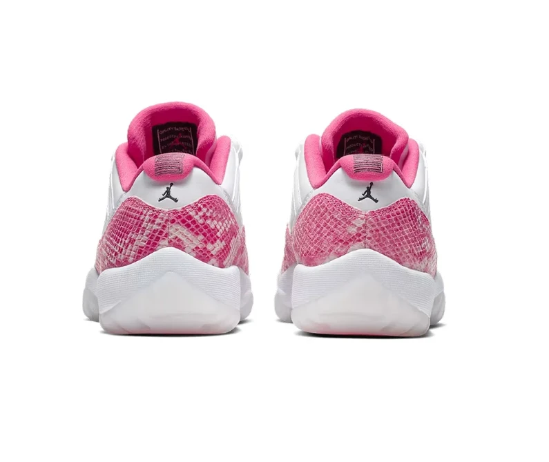AJ 11 Low Pink Snakeskin Shoes Sneakers by Air Jordan