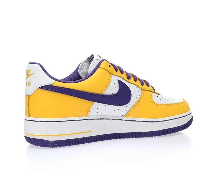 Kobe Bryant x AF 1 Low White Purple Yellow Shoes Sneaker by Air Jordan