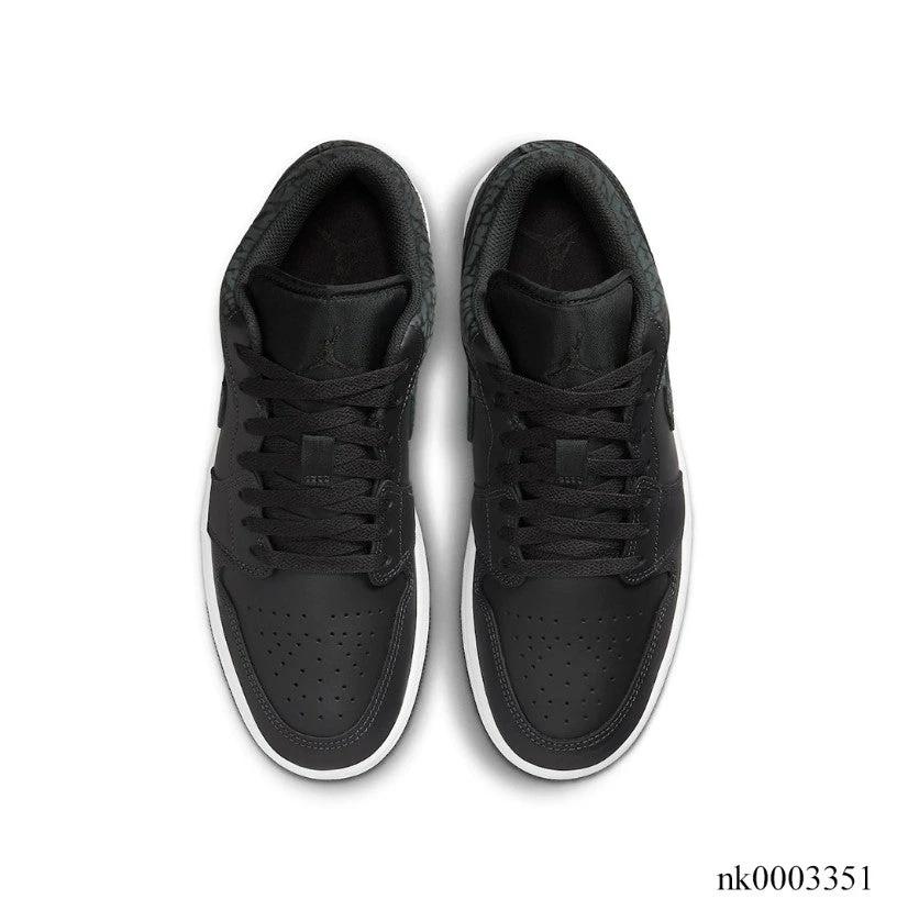 Air Jordan 1 Low SE Black Elephant Shoes Sneakers by Air Jordan